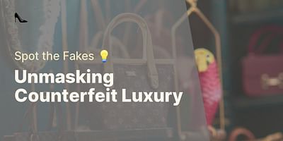 Unmasking Counterfeit Luxury - Spot the Fakes 💡