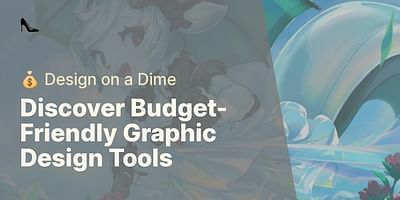 Discover Budget-Friendly Graphic Design Tools - 💰 Design on a Dime
